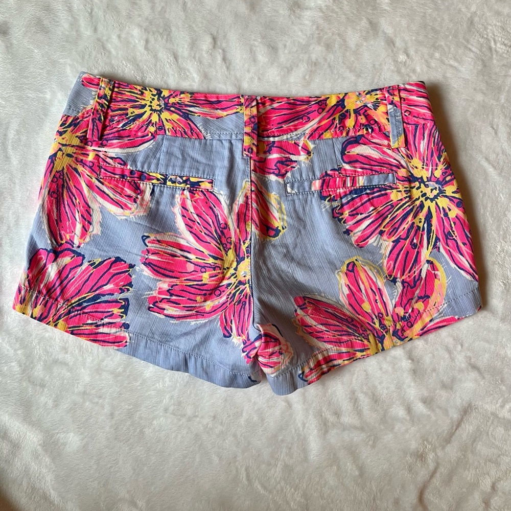 Lilly Pulitzer Walsh Short Party Girl Purple Dahlia